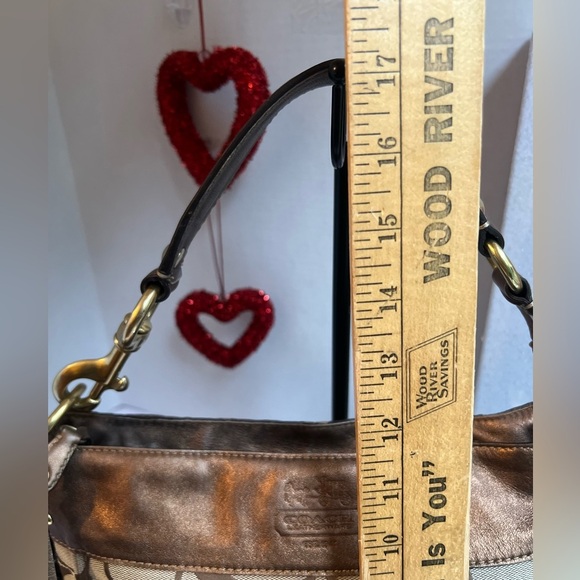 Coach Zoe signature canvas and leather shoulder bag - Picture 11 of 13